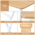 Laptop Desk Foldable Study Desk Home Office Oak