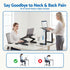 Artiss Laptop Stand Aluminium Computer Riser Foldable Lap Desk Bed Table Black