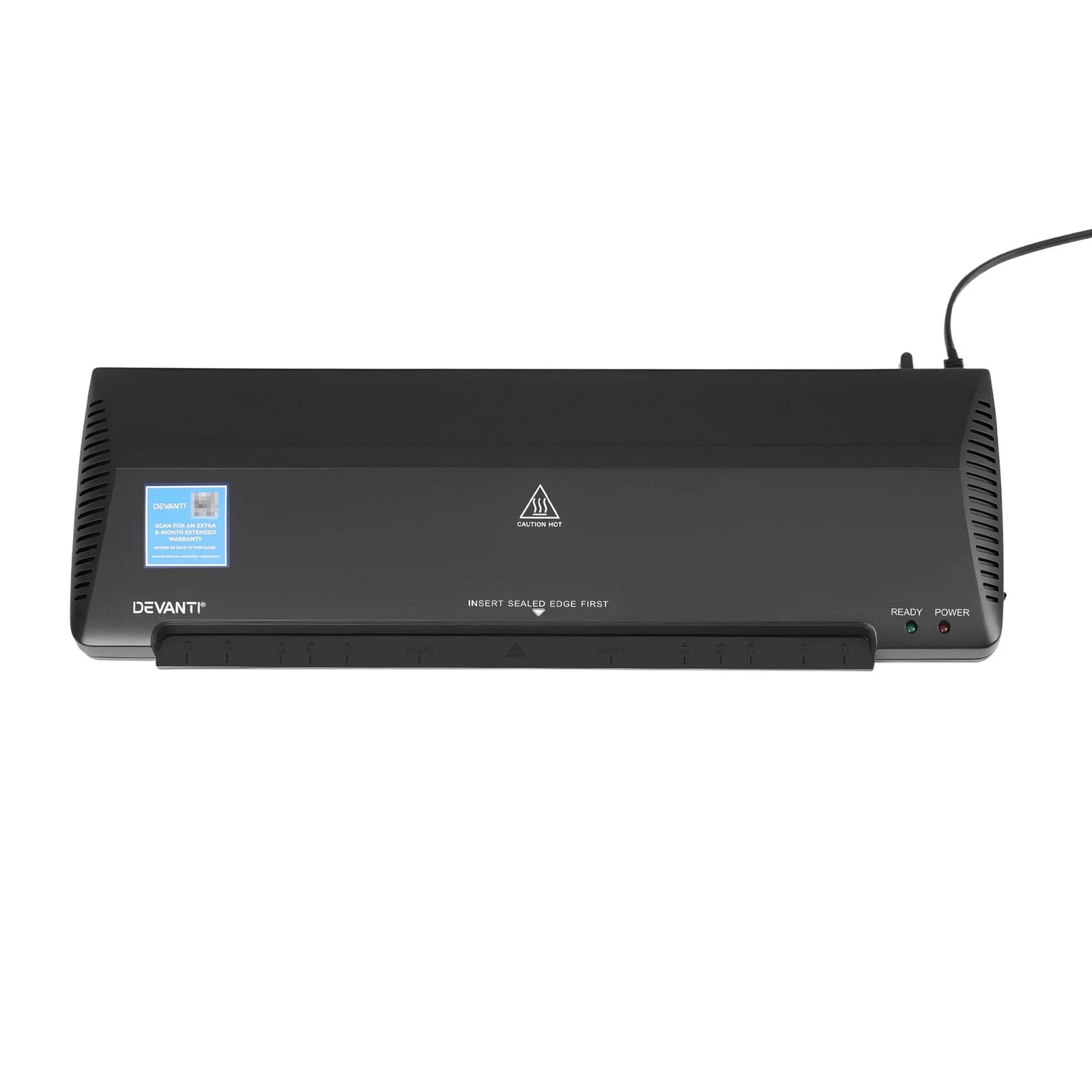 A3 Laminator Machine, Hot & Cold Thermal Fast Lamination Anti-Jam Laminator for Office School Home Document Photo Card Handmade A3 A4 A5 A6, Black