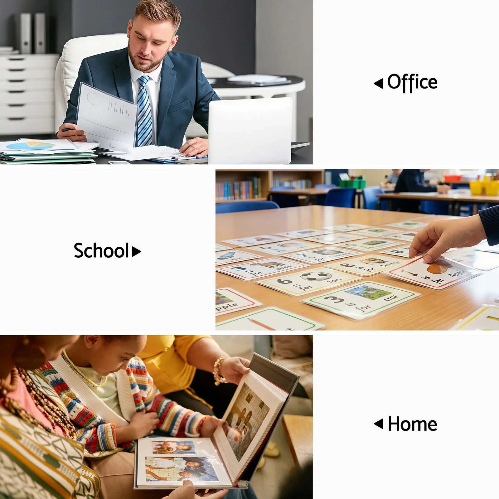 A3 Laminator Machine, Hot & Cold Thermal Fast Lamination Anti-Jam Laminator for Office School Home Document Photo Card Handmade A3 A4 A5 A6, Black