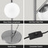 Artiss 3-Light Tree Floor Lamp 165cm Tall Standing Light with Sphere Glass Shades for Modern Homes