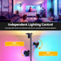 Artiss RGB Floor Lamp LED with 3 Swivel Lights Color Changing Lamp with Remote Stepless Dimmable