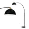 Artiss Modern Arched Floor Lamp Black Marble Base Standing Living Room Light