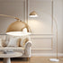Arched Floor Lamp – Brass, Adjustable Head, Marble Base, Modern 167cm Light