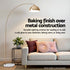 Arched Floor Lamp – Brass, Adjustable Head, Marble Base, Modern 167cm Light