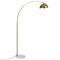 Artiss Arched Floor Lamp – Brass, Adjustable Head, Marble Base, Modern 167cm Light