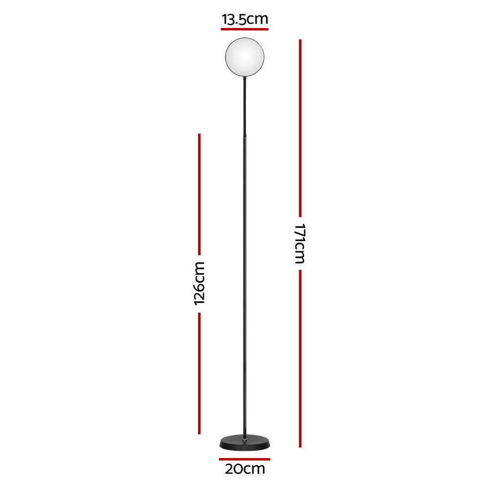 Artiss LED Floor Lamp – Remote Control, Adjustable Colour & Brightness, Gooseneck