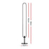 Artiss RGB LED Floor Lamp Remote Control Corner Light Stand Gaming Room 118CM