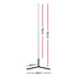 Artiss RGB LED Corner Floor Lamp 150cm USB App Remote Gaming Room Black