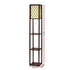Artiss Shelf Floor Lamp with Storage 3 Tier Vintage Floor Light Brown