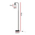 Artiss Floor Lamp Light Stand Modern Home Living Room Office Reading Glass Shade Black