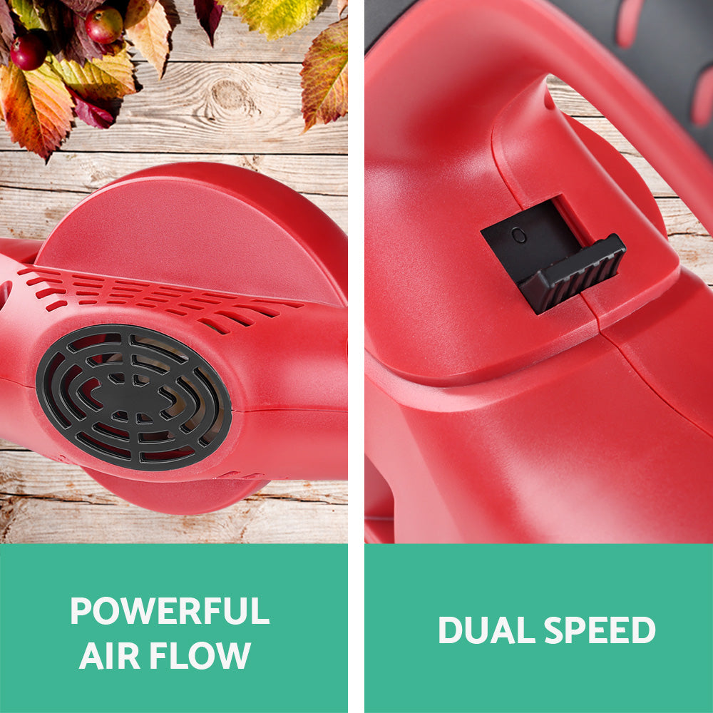 20V Cordless Leaf Blower Lithium Battery Garden Blower Kit