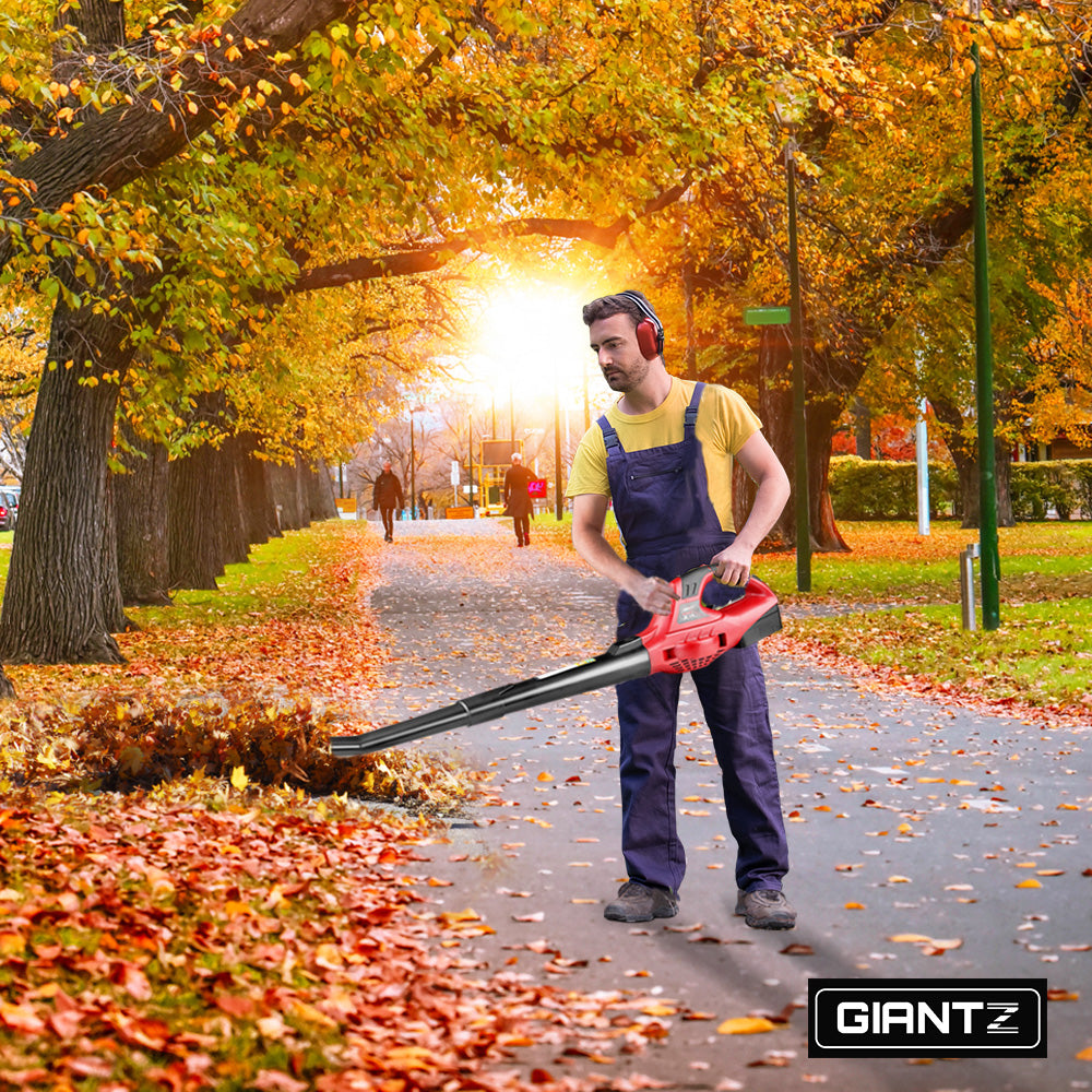 20V Cordless Leaf Blower Lithium Battery Garden Blower Kit