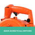 Giantz 25.4cc Petrol Leaf Blower Vacuum 2-in-1 Garden Vac Mulcher Blower Orange