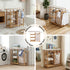 Artiss Laundry Basket Hamper with Ironing Board Bamboo