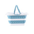 Laundry Basket Hamper Large Foldable Washing Clothes Storage Organiser Blue