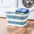 Laundry Basket Hamper Large Foldable Washing Clothes Storage Organiser Blue
