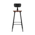 4x Bar Stools Vintage Metal Chairs
