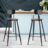4x Bar Stools Vintage Metal Chairs