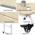 Mobile Laptop Desk Overbed Table Adjustable Computer Stand Bedside Cart