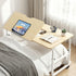 Mobile Laptop Desk Overbed Table Adjustable Computer Stand Bedside Cart