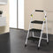 3 Step Ladder Multi-Purpose Folding Steel Light Weight Platform