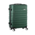 28" Luggage Set TSA Lock Hard Case Green