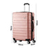 28" Luggage Suitcase Trolley Set Travel TSA Lock Pink