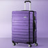 28" Luggage Suitcase Trolley Set Travel TSA Lock Purple