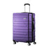 28" Luggage Suitcase Trolley Set Travel TSA Lock Purple