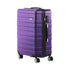 28" Luggage Suitcase Trolley Set Travel TSA Lock Purple