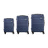 3PCS Luggage Set TSA Lock Hard Case Navy