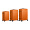 3PCS Luggage Suitcase Trolley Set TSA Lock Hard Case Orange