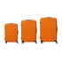 3PCS Luggage Suitcase Trolley Set TSA Lock Hard Case Orange