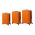 3PCS Luggage Suitcase Trolley Set TSA Lock Hard Case Orange