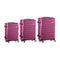 Mazam 3pcs Luggage Suitcase Trolley Set TSA Lock Hard Case Magenta