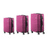 Mazam 3pcs Luggage Suitcase Trolley Set TSA Lock Hard Case Magenta