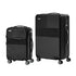 2PCS Luggage Suitcase Trolley TSA Lock Carry On Hard Case Black