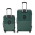 2PCS Luggage Suitcase Trolley TSA Lock Carry On Hard Case Green