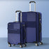 2PCS Luggage Suitcase Trolley TSA Lock Carry On Hard Case Navy