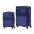 2PCS Luggage Suitcase Trolley TSA Lock Carry On Hard Case Navy