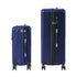 2PCS Luggage Suitcase Trolley TSA Lock Carry On Hard Case Navy