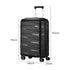 28" Luggage Set Travel TSA Lock PP Case Black