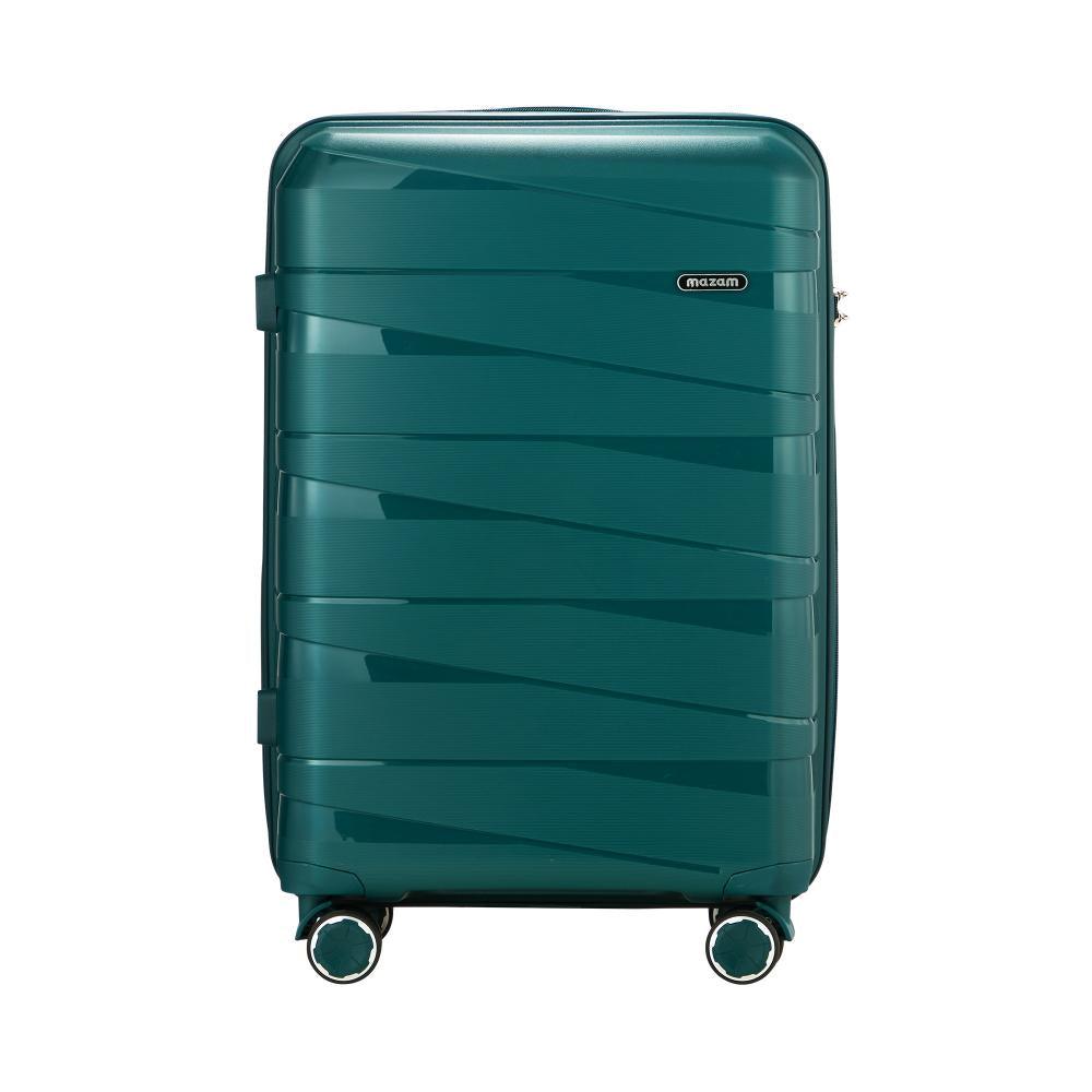 28" Luggage Set Travel TSA Lock PP Case Green