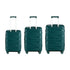 3PCS Luggage Set Travel TSA Lock PP Case Green