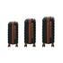 3PCS Luggage Suitcase Set Travel TSA Lock Hard Shell Case Black