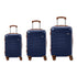 3PCS Luggage Suitcase Set Travel TSA Lock Hard Shell Case Navy