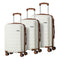 3PCS Luggage Suitcase Set Travel TSA Lock Hard Shell Case White