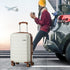 3PCS Luggage Suitcase Set Travel TSA Lock Hard Shell Case White