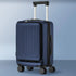 20" Luggage Suitcase Front Opening Travel Lock Hard Case Navy